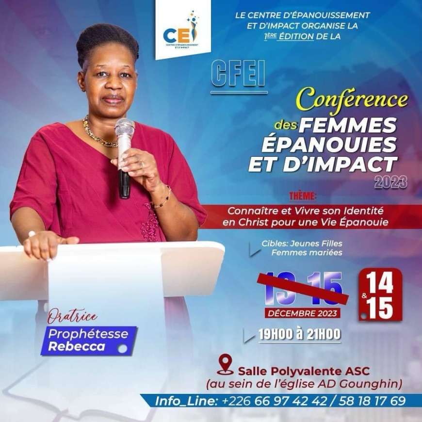 Conférence des Femmes Epanouis et d'Impact 2023